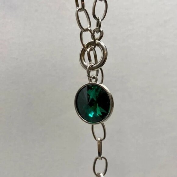 She Sparkles On Green Fashion Necklace & Earring Set Paparazzi Accessories NWT U - Picture 3 of 11